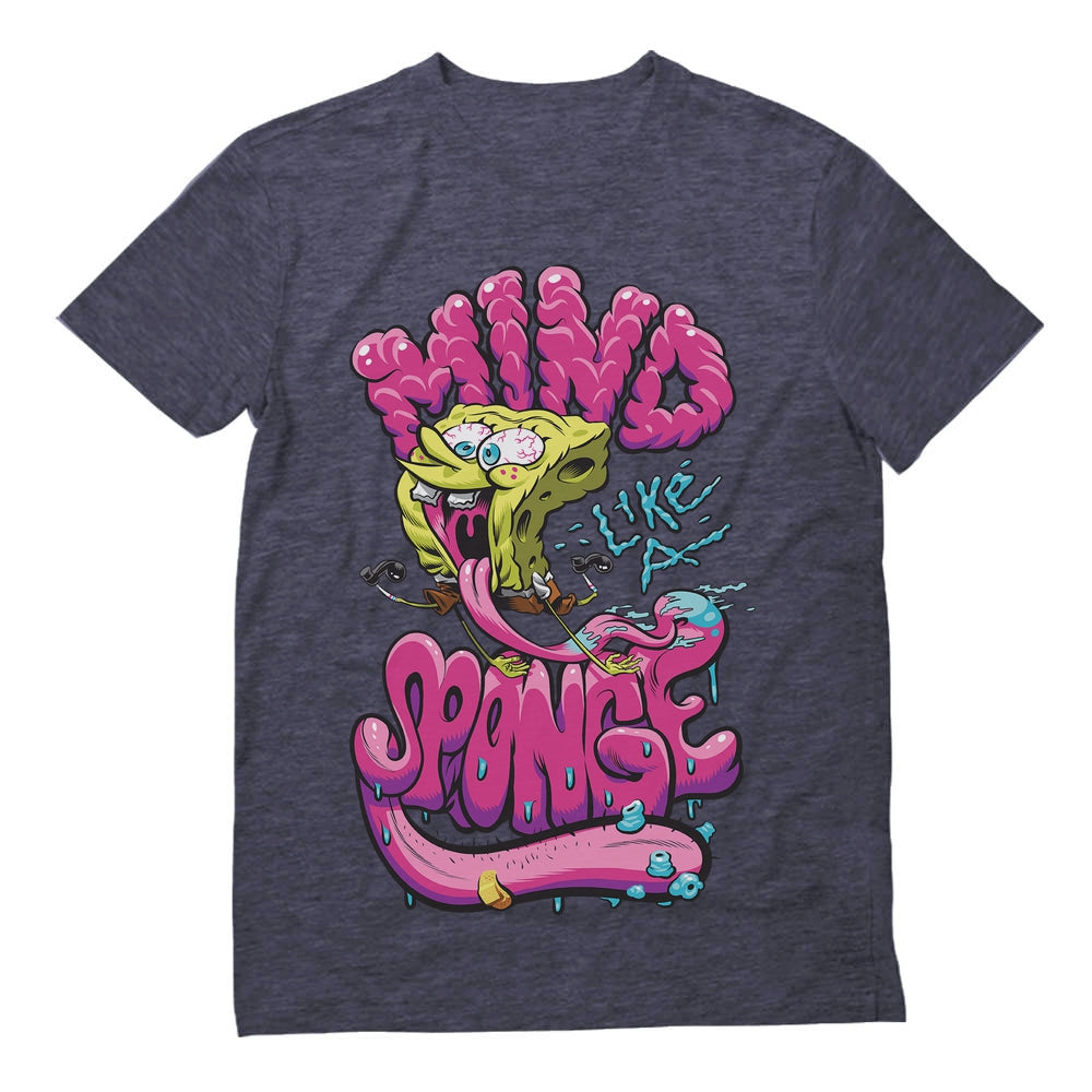 Nickelodeon Spongebob Squarepants Shirt Mind Like a Sponge Funny T-Shirt