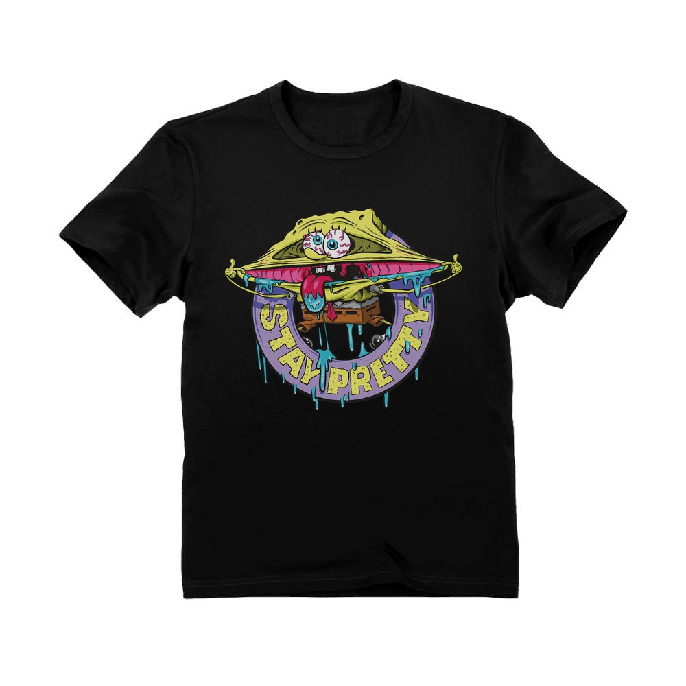 Nickelodeon Spongebob Squarepants Shirt Stay Pretty Funny Party Youth Kids T-Shirt