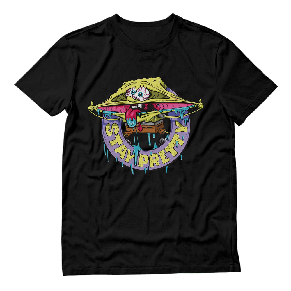 Nickelodeon Spongebob Squarepants Shirt Stay Pretty Funny Party T-Shirt