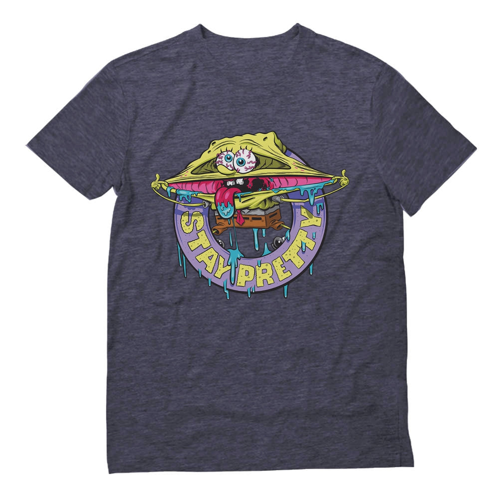 Nickelodeon Spongebob Squarepants Shirt Stay Pretty Funny Party T-Shirt