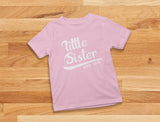 Little Sister Est. 2021 Cute Girl T-shirt 
