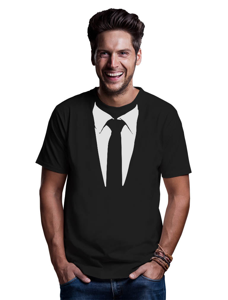 Printed Suit & Tie Tuxedo T-Shirt