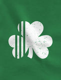 White St Patrick's Day Clover Youth Hoodie
