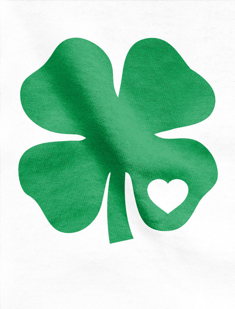 Green Clover Heart Women Sweatshirt