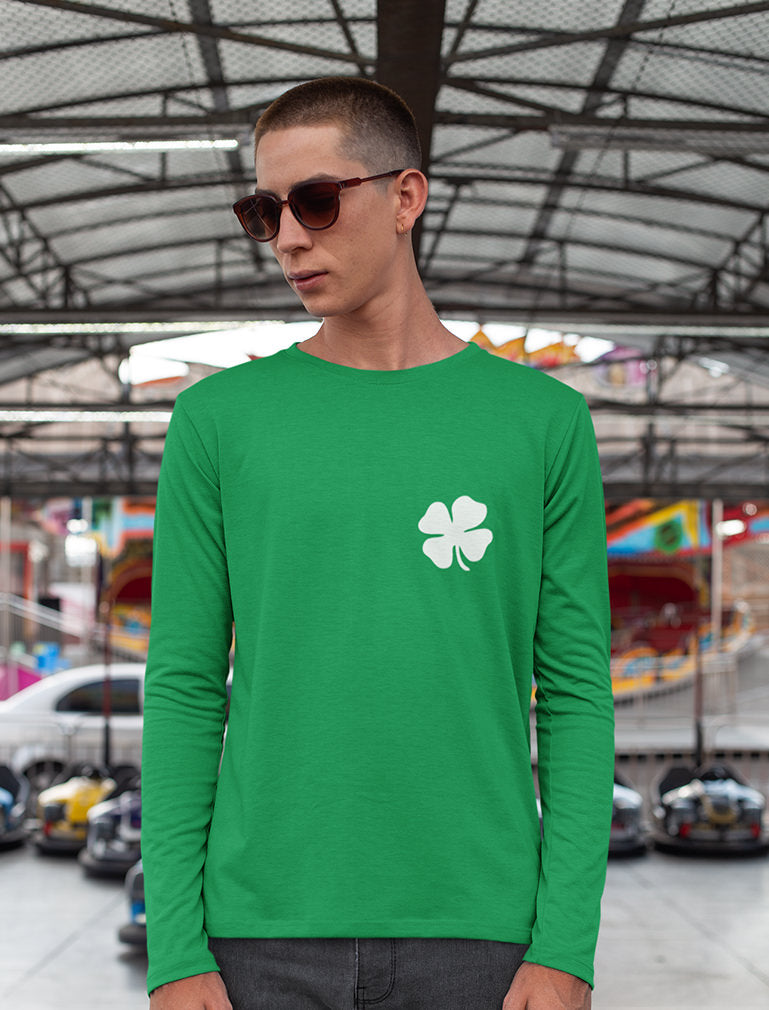Pocket Size Clover Long Sleeve T-Shirt