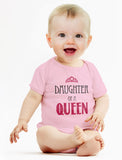 Mommy of a Princess Daughter of a Queen Mommy and Me T-Shirt and Bodysuit Set