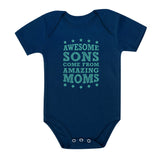 Awesome Sons Come From Amazing Moms Baby Bodysuit 