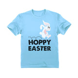 Hoppy Easter Bunny Cute Rabbit Youth Kids T-Shirt