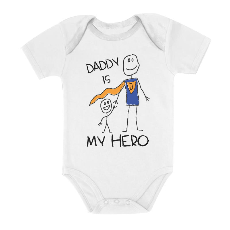 Daddy Is My Hero Baby Bodysuit