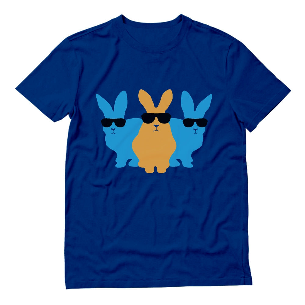 Hip Trio Bunnies Shades Funny Hipster Easter T-Shirt