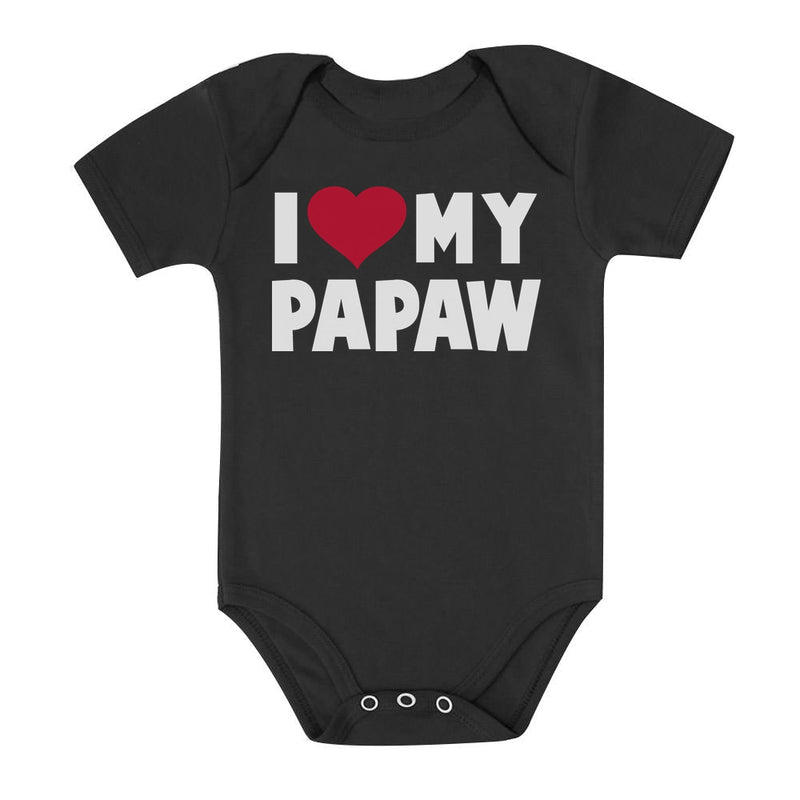 I Love My Papaw Baby Bodysuit
