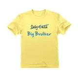 Only Child to Big Brother Toddler Kids T-Shirt 