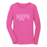 Hope Pink Ribbon Women Long Sleeve T-Shirt