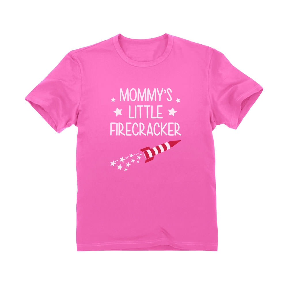 Mommy's little Firecracker Toddler Kids T-Shirt