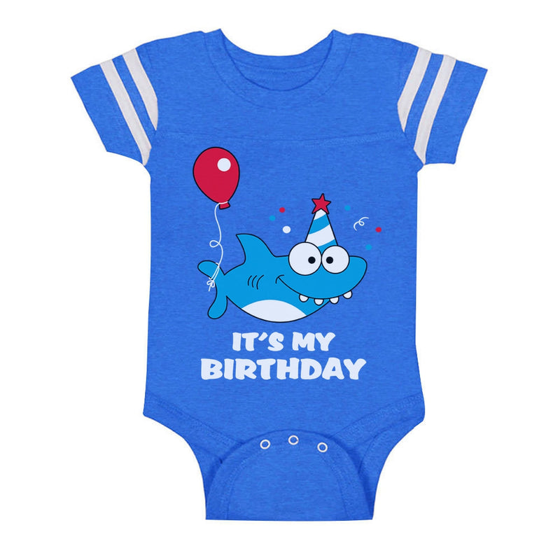 Birthday Boy or Girl Shark Outfit 1st 2nd Birthday Gift Baby Jersey Bodysuit