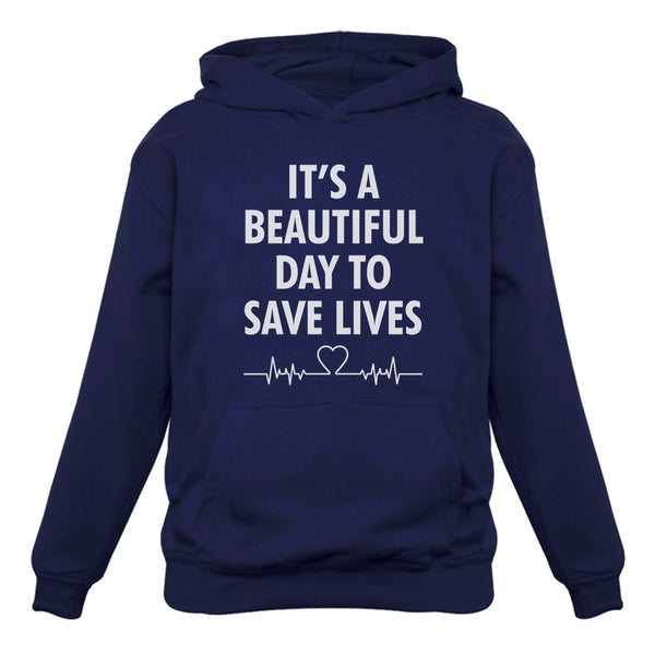 It's A Beautiful Day To Save Lives - Nurse Personalized Custom Leather -  Pawfect House ™