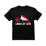 First Valentine's Day Loads of Love Dump Truck Infant Kids T-Shirt