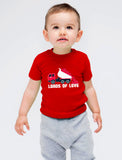 First Valentine's Day Loads of Love Dump Truck Infant Kids T-Shirt