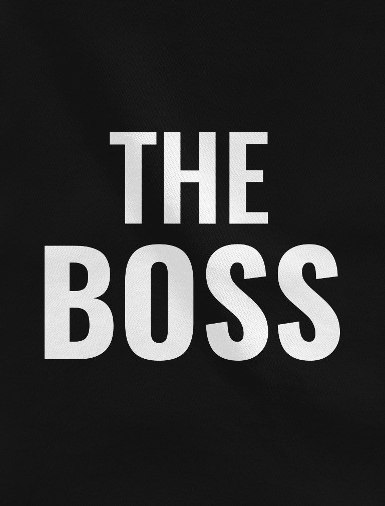 The Boss & The Real Boss Funny Matching Valentine's Day Couple T-Shirts Gift
