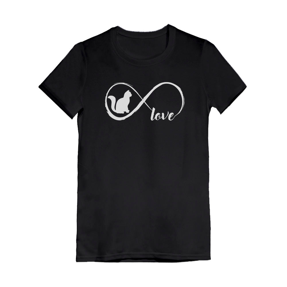 Infinite Love - Gift for Cat Lovers Youth Kids Girls' Fitted T-Shirt