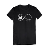 Infinite Love - Gift for Cat Lovers Youth Kids Girls' Fitted T-Shirt