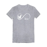 Infinite Love - Gift for Cat Lovers Youth Kids Girls' Fitted T-Shirt