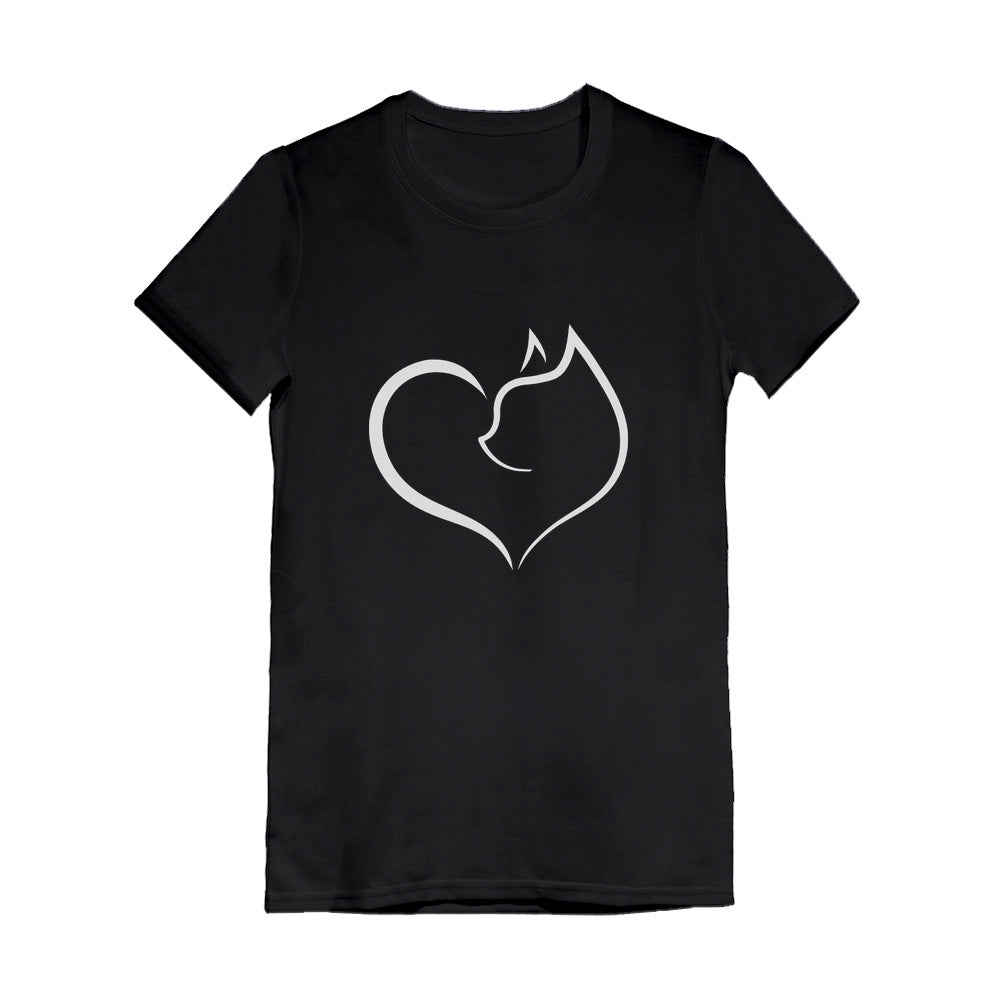 Infinite Love Cat - Gift for Cat Lovers Youth Kids Girls' Fitted T-Shirt