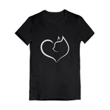 Infinite Love Cat - Gift for Cat Lovers Youth Kids Girls' Fitted T-Shirt