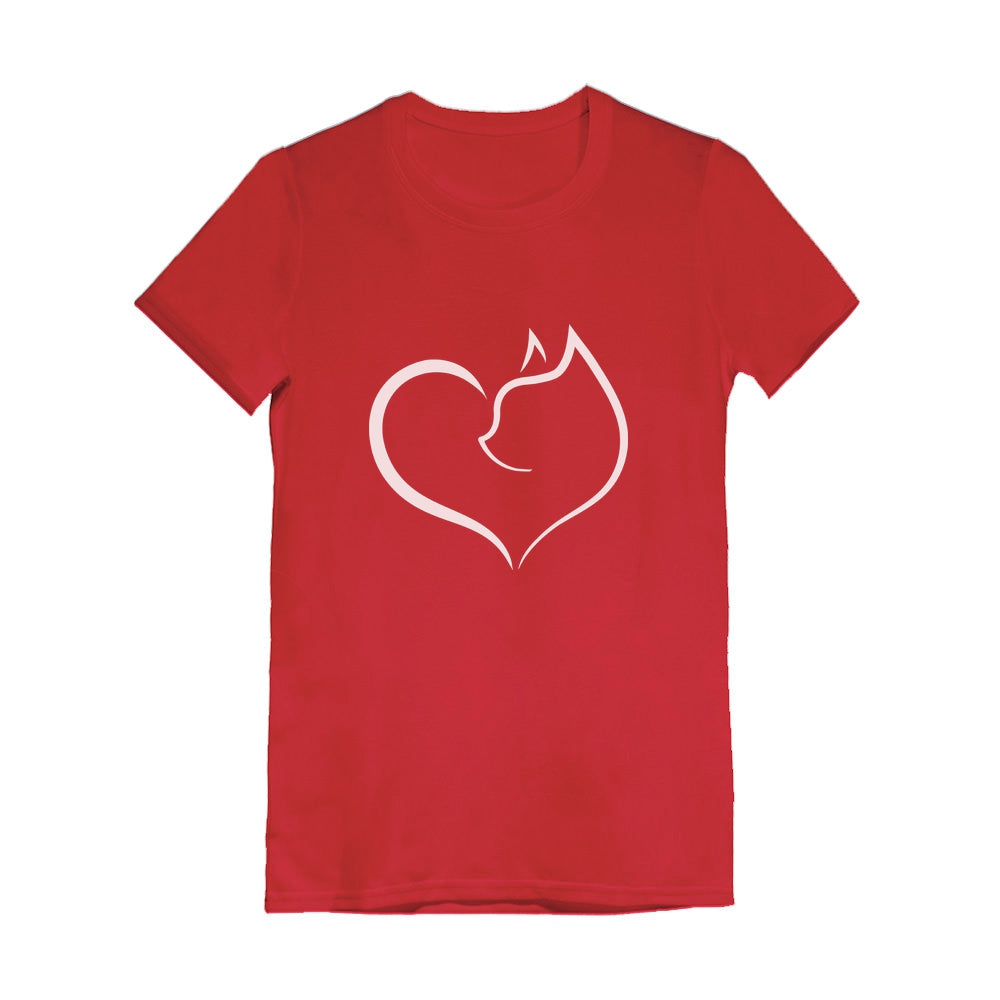 Infinite Love Cat - Gift for Cat Lovers Youth Kids Girls' Fitted T-Shirt