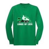 Loads of Luck - St. Patrick's Day Clover Truck Long sleeve T-Shirt For Kids