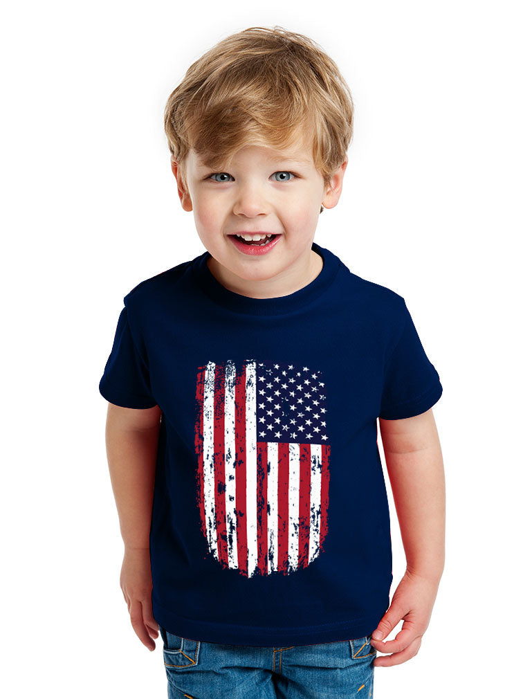 USA Vintage Flag Toddler Kids T-Shirt