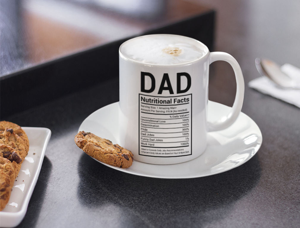 Dad Nutritional Facts Father's Day Coffee Mug