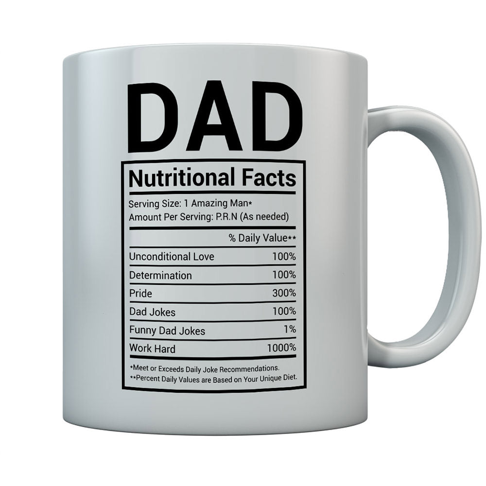 Dad Nutritional Facts Father's Day Coffee Mug
