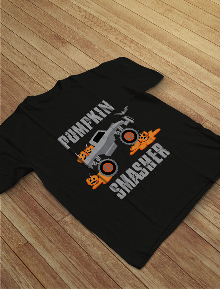 Pumpkin Smasher Halloween Toddler Kids T-Shirt