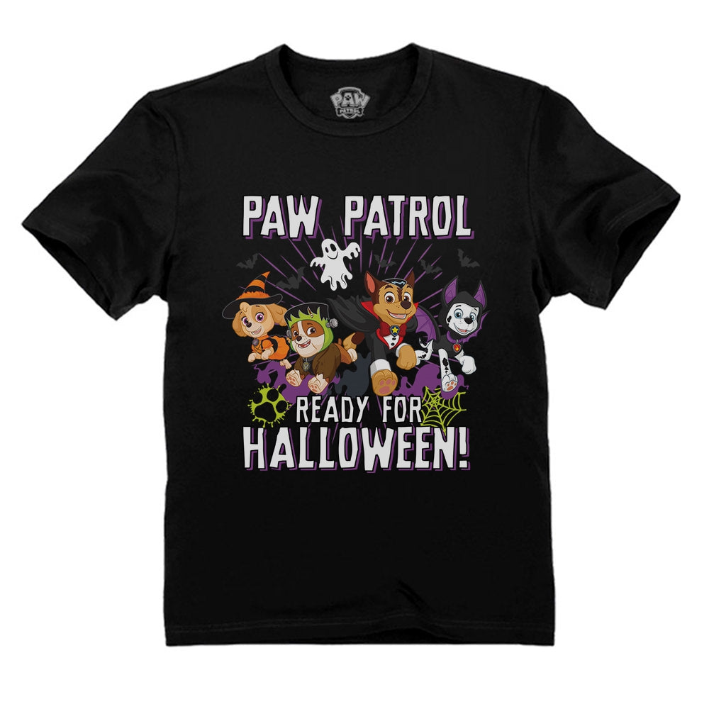 Paw Patrol Marshall Skye Chase Rubble Ready For Halloween Toddler Kids T-Shirt