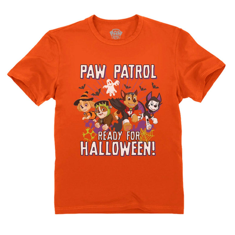 Paw Patrol Marshall Skye Chase Rubble Ready For Halloween Toddler Kids T-Shirt