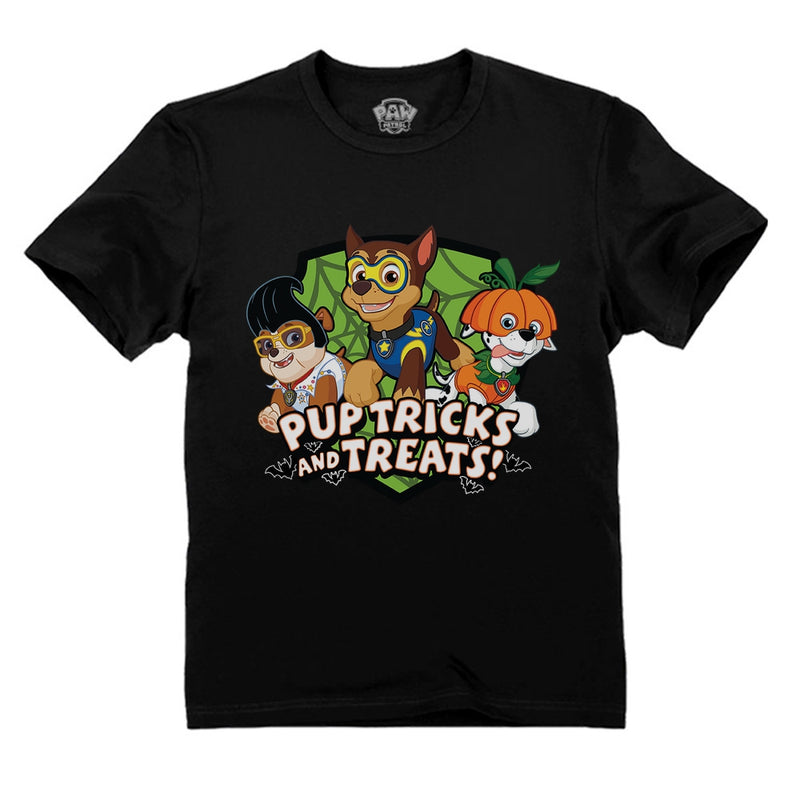 Paw Patrol Marshall Chase Rubble Pup Tricks Halloween Toddler Kids T-Shirt