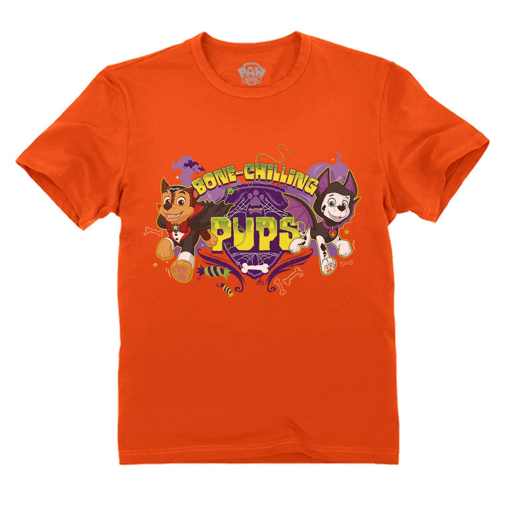 Official Paw Patrol Chase Marshall Pups Halloween Toddler Kids T-Shirt