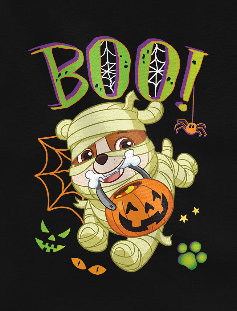 Paw Patrol Rubble Halloween Mummy Nick Toddler Kids T-Shirt