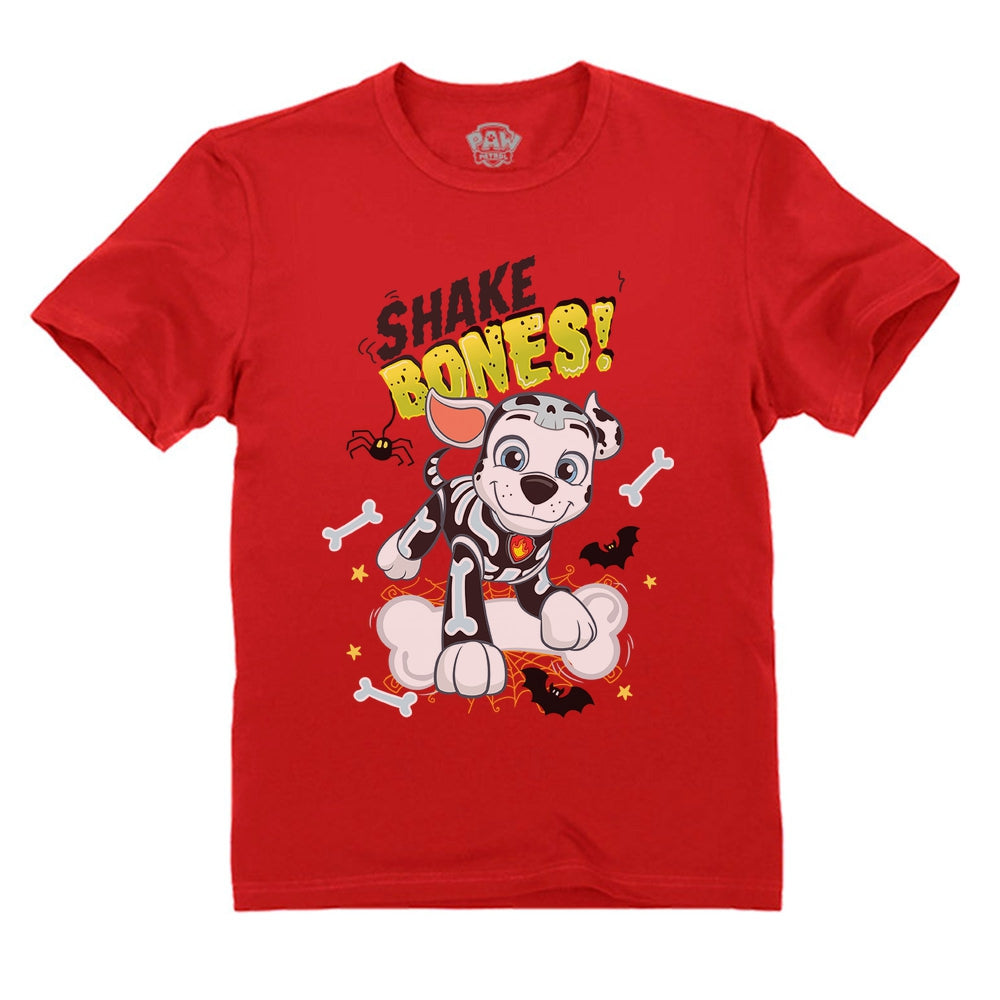 Paw Patrol Marshall Halloween Bones Toddler Kids T-Shirt