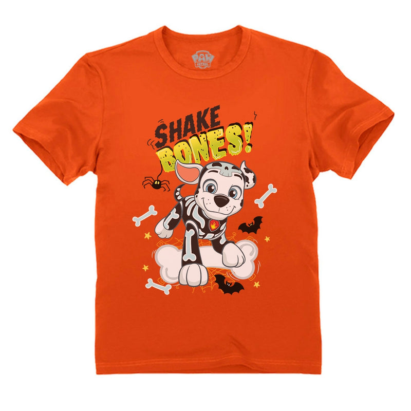 Paw Patrol Marshall Halloween Bones Toddler Kids T-Shirt
