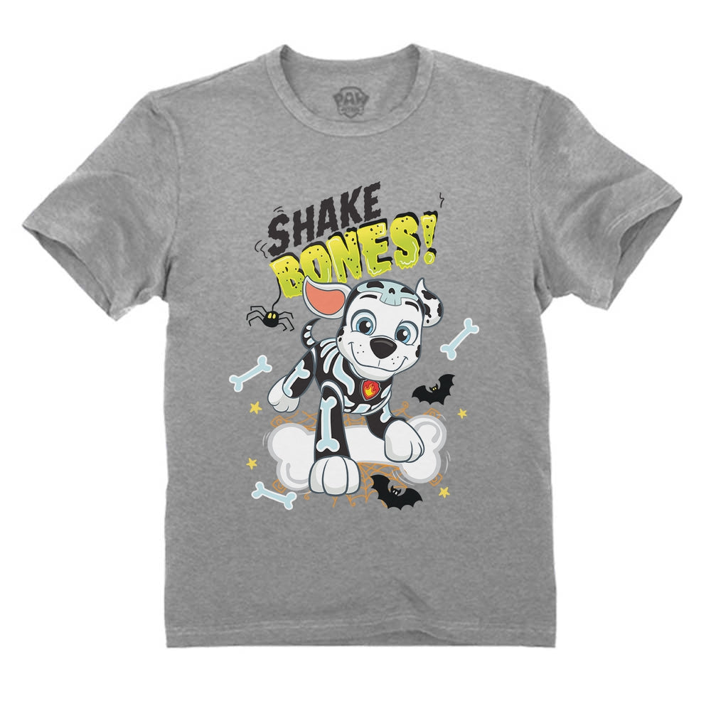 Paw Patrol Marshall Halloween Bones Toddler Kids T-Shirt