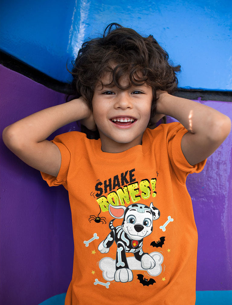 Paw Patrol Marshall Halloween Bones Toddler Kids T-Shirt