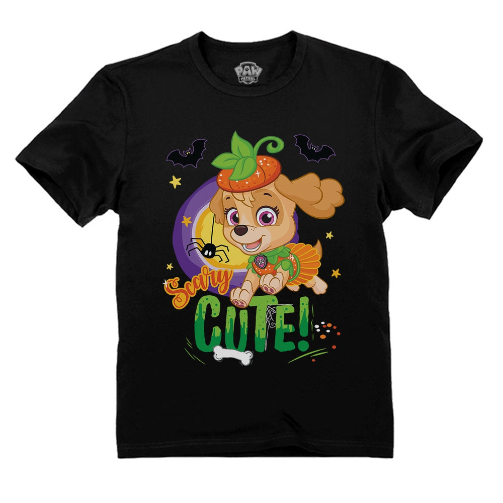 Paw Patrol Skye Halloween Scary Cute Toddler Kids T-Shirt