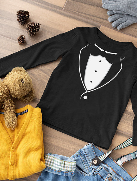 Tuxedo t shirt kids top