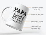 PAPA The One The Only The Legend Coffee Mug