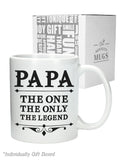PAPA The One The Only The Legend Coffee Mug