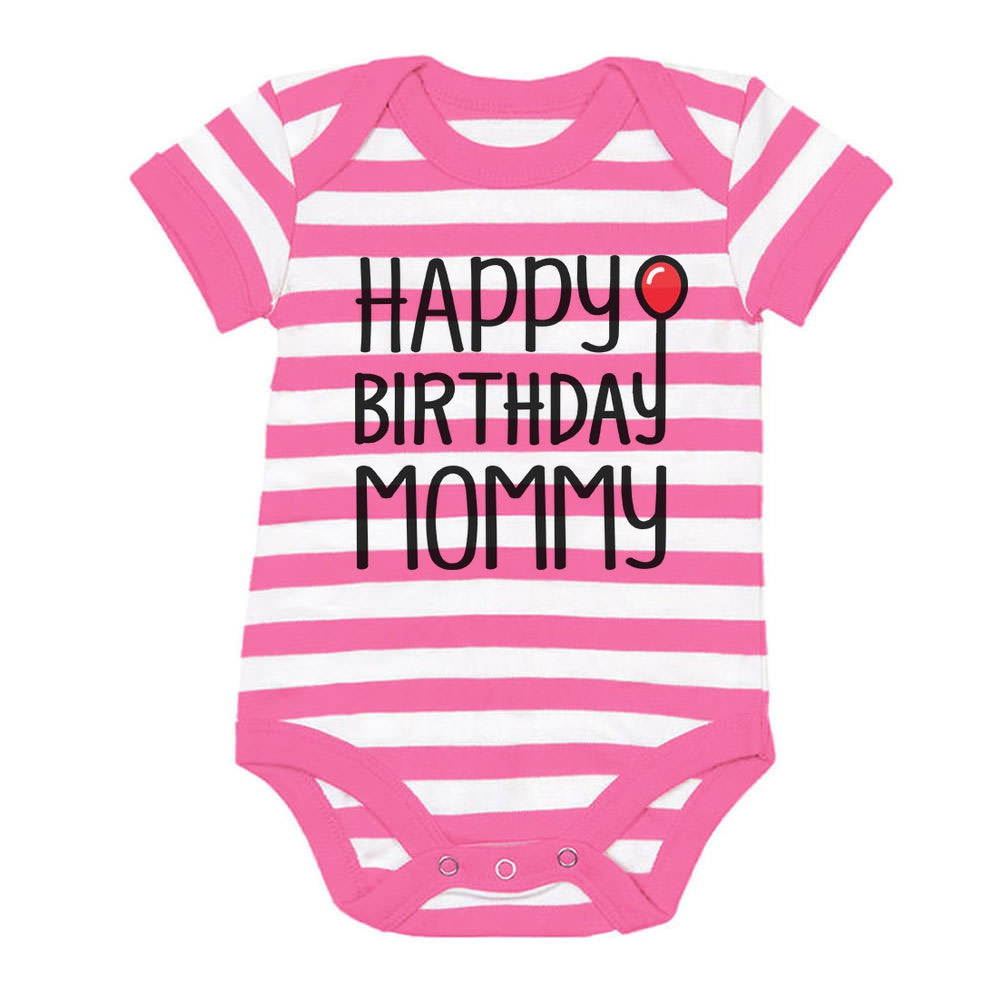 Happy Birthday Mommy Baby Bodysuit