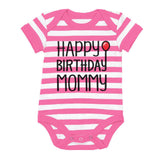 Happy Birthday Mommy Baby Bodysuit