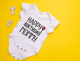 Happy Birthday Mommy Baby Bodysuit